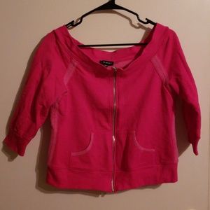 Bebe sport zipper sweatshirt